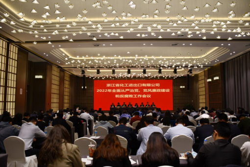 浙江化工召開2022年全面從嚴(yán)治黨、黨風(fēng)廉政建設(shè)和反腐敗工作會(huì)議